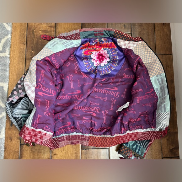 Desigual Size Small Patchwork Jacket - Euro Size 40 - Picture 5 of 8